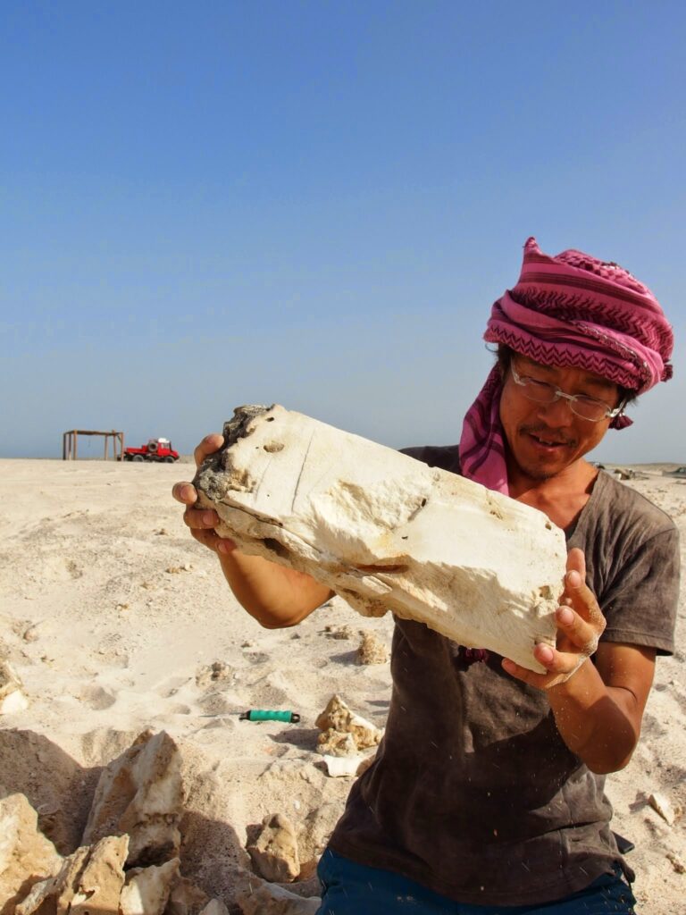 メソポタミア地域でのフィールドワークの様子
(写真:渡邊剛)
